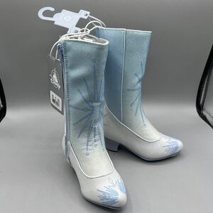Disney Frozen Elsa Kids' Dress-Up Boots - Disney‎ Store US 7/8 NEW NO BOX